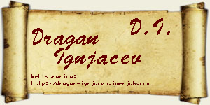Dragan Ignjačev vizit kartica